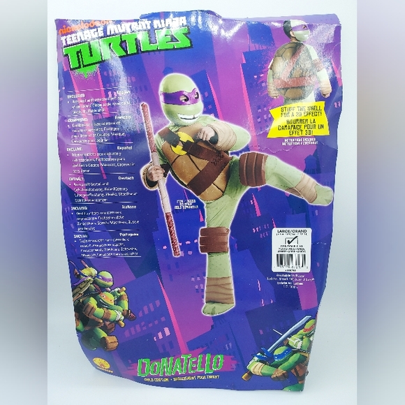 Other - *SHIPS SAME/NEXT DAY!* New TMNT Donatello Deluxe Costume - Size Large 12-14